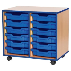 TTS Accento 12 Shallow Unit Blue H615 x W690 x D460mm Online