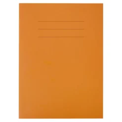 TTS A4 Choice Exercise Book 8mm Ruled Margin Orange 80pg pk Outlet