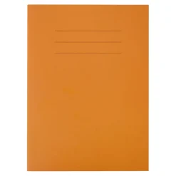 TTS A4 Choice Exercise Book 8mm Ruled Margin Orange 64pg pk Discount