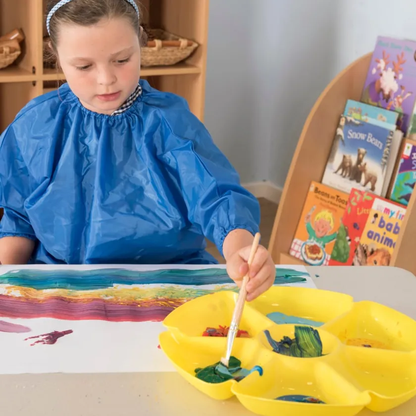 TTS Assorted Colours Flower Sorting and Paint Trays 6pk Online