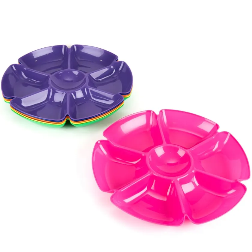 TTS Assorted Colours Flower Sorting and Paint Trays 6pk Online
