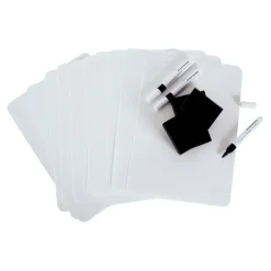 TTS A4 Superlight Mini Whiteboards Kit 30pk Best