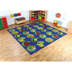 TTS Back to Nature Square Bug Placement Carpet 3m x 3m Discount