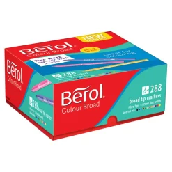 TTS Berol® Colour Broad Pens Assorted New