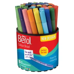 TTS Berol® Colour Broad Pens Assorted New