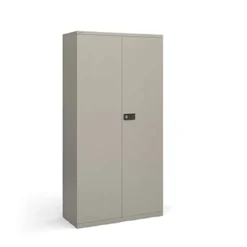 TTS Bisley Contract Storage Cupboards Grey H1806mm
