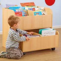 TTS Book Storage Unit with Trolley