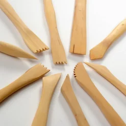 TTS Boxwood Clay Modelling Tools Set Assorted 10pk New
