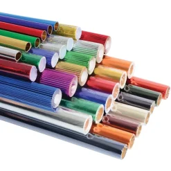 TTS Bright Ideas Assorted Craft Paper Rolls 30pk Clearance