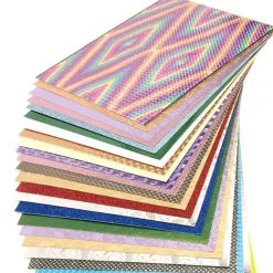 TTS Bumper Metallic Assorted Textured Card 30pk Hot