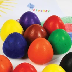 TTS Chubby Egg Crayons Assorted 30pk Clearance