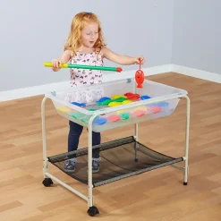 TTS Clear Messy Play Sand & Water Trays 4pk Sale