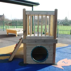 TTS Climbing Frame Tower with Slide Discount