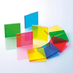 TTS Coloured Translucent Plastic Tiles 1000pcs New