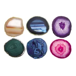 TTS Colourful Natural Material Agate Rock Set 6pcs Discount