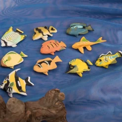 TTS Colourful Plastic Fish Maths Sorting Counters 60pcs Sale