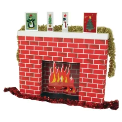TTS Corobuff® Corrugated Card Fireplace New
