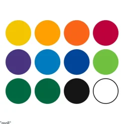 TTS Creall Ready Mixed Paint Assorted Pack 1L x 12pk Clearance