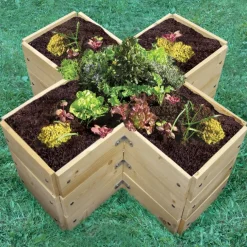 TTS Cross Shaped Grow Bed Hot