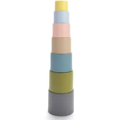 TTS Dantoy Bio Plastic Baby Stacking Cups 7pk Clearance