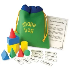 TTS 3D Foam Geometric Shapes Bag 8pcs Sale