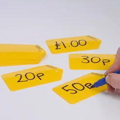 TTS Dry Wipe Plastic Price Tags 20pcs