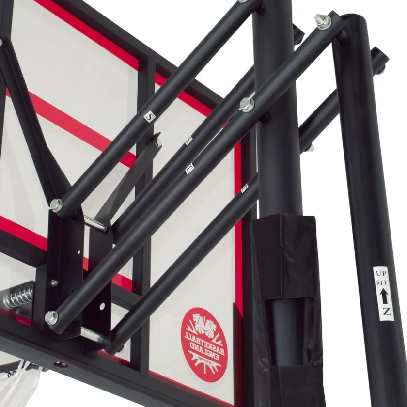 TTS Easijust Portable Basketball Hoop w/ Acrylic Backboard & Padding