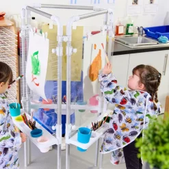 TTS Easy Clean Multi-Panel Acrylic Art Easel - 2 Sided Outlet