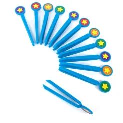 TTS Easy Grab Plastic Safety Tweezers 12pk