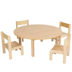 TTS Essentials Beech Circular Table Clearance