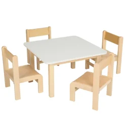 TTS Essentials White Square Table