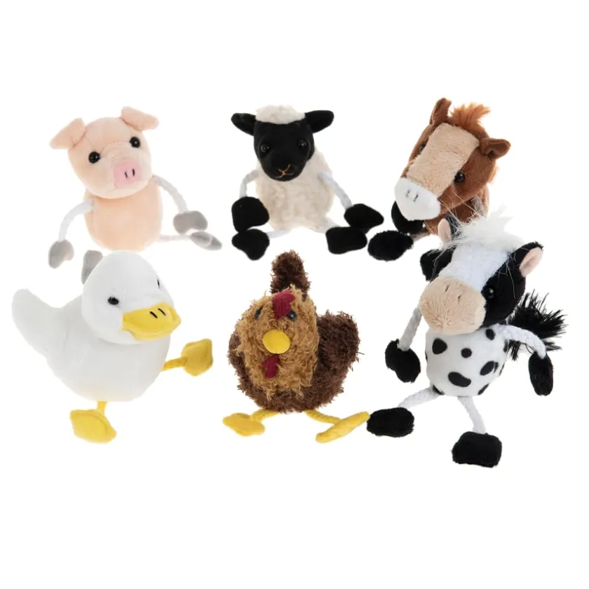 TTS Finger Puppets Farm Animals 6pcs