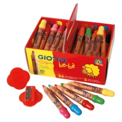 TTS Giotto Be-Be Super Large Chunky Colouring Pencils 36pk Online