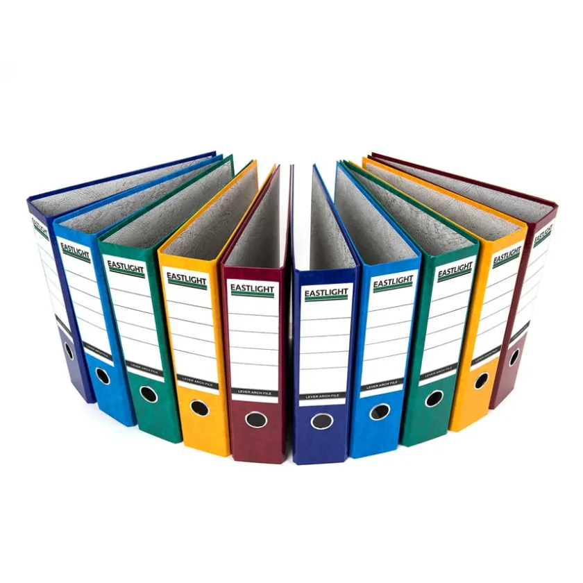 TTS Gloss Lever Arch Folders 10pk Clearance
