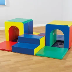 TTS Hide and Seek Soft Play Set Multicoloured 9pcs Hot