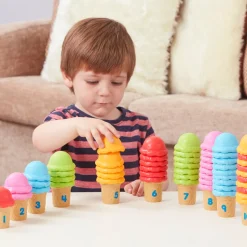 TTS Ice-Cream Counting Cones 65pcs