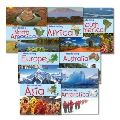 TTS Introducing Continents Books KS1 7pk Hot