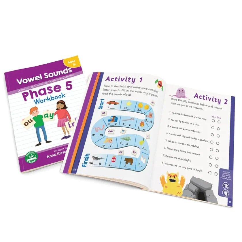 TTS Letters and Sounds Workbooks Phase 1-6 Online