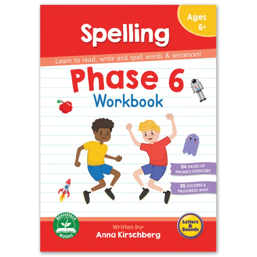 TTS Letters and Sounds Workbooks Phase 1-6 Online