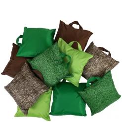 TTS Lightweight Assorted Nature Print Cushions 10pk New