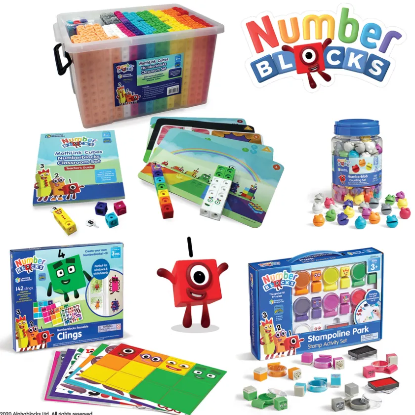 TTS Mathlink® Cubes Numberblocks & Accessories Bundle Hot