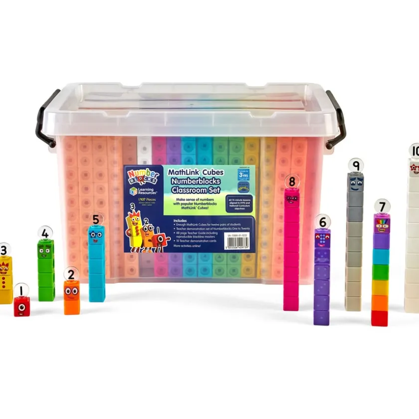 TTS MathLink® Cubes Numberblocks Classroom Set Online