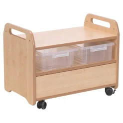 TTS Millhouse Double Sided 2 in 1 Easel & Storage Trolley Hot