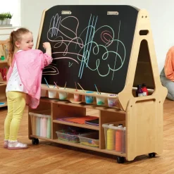 TTS Millhouse Double Sided 2 in 1 High Easel Trolley Sale