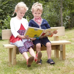 TTS Mini Outdoor Wooden Buddy Bench Outlet