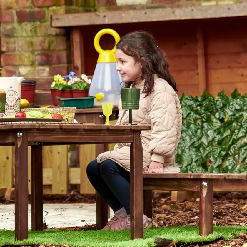 TTS Modern Living Outdoor Table with Benches Online
