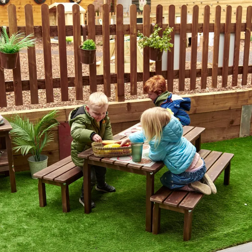 TTS Modern Living Outdoor Table with Benches Online