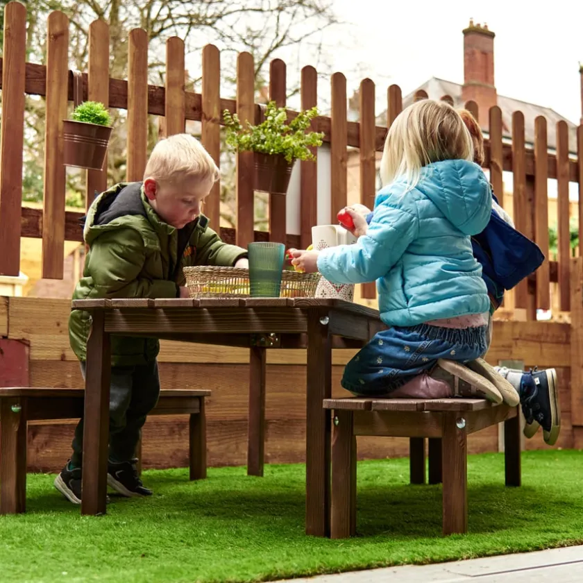 TTS Modern Living Outdoor Table with Benches Online