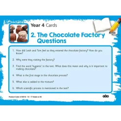 TTS Reading Comprehension Topic Cards Year 4 Discount