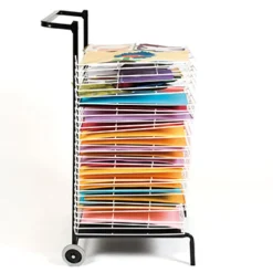 TTS 30 Shelf Mobile Drying Rack L65 x W55 x H103cm Clearance